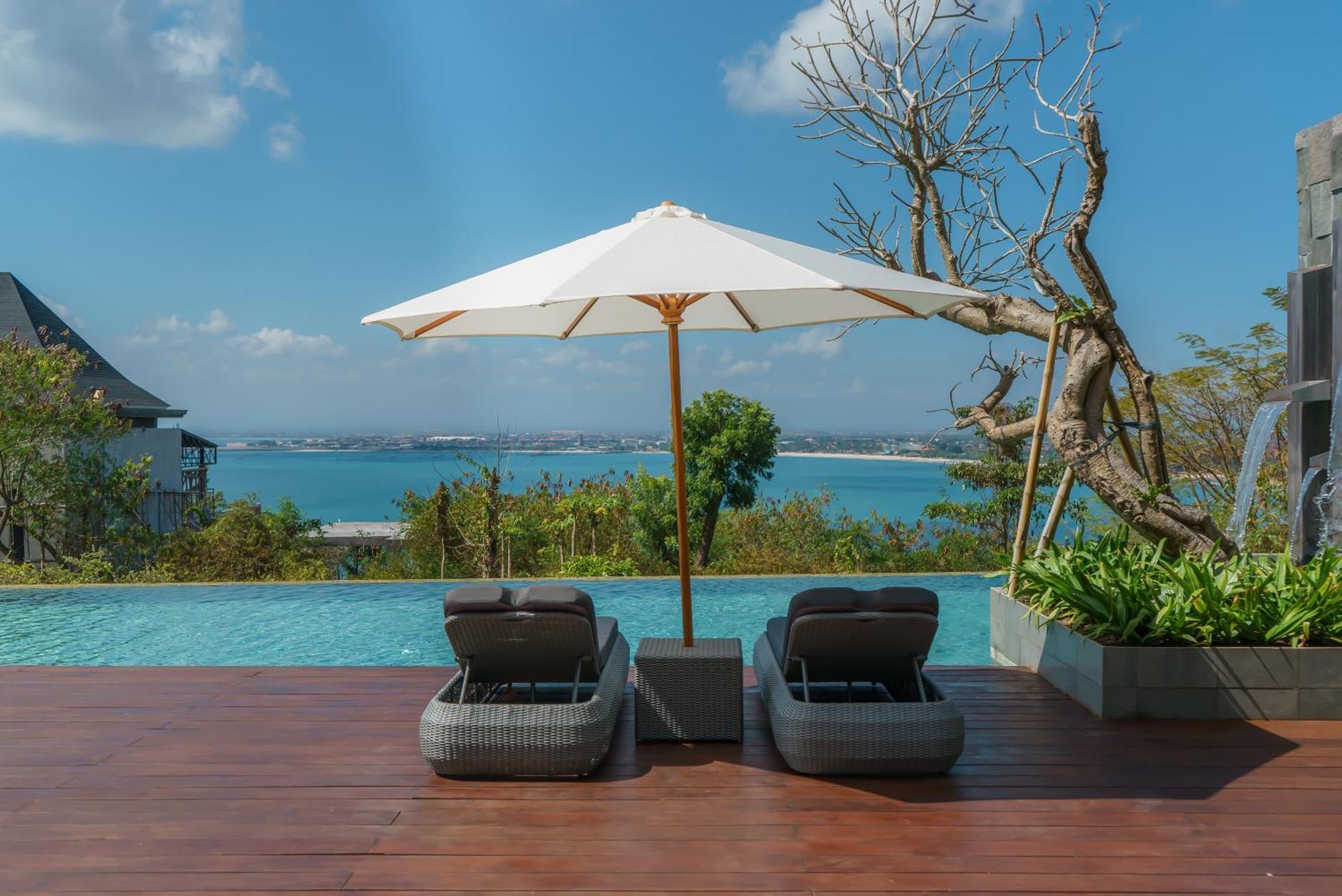 Beyond The Sea - Luxe Sea View Villa In Jimbaran Exteriér fotografie